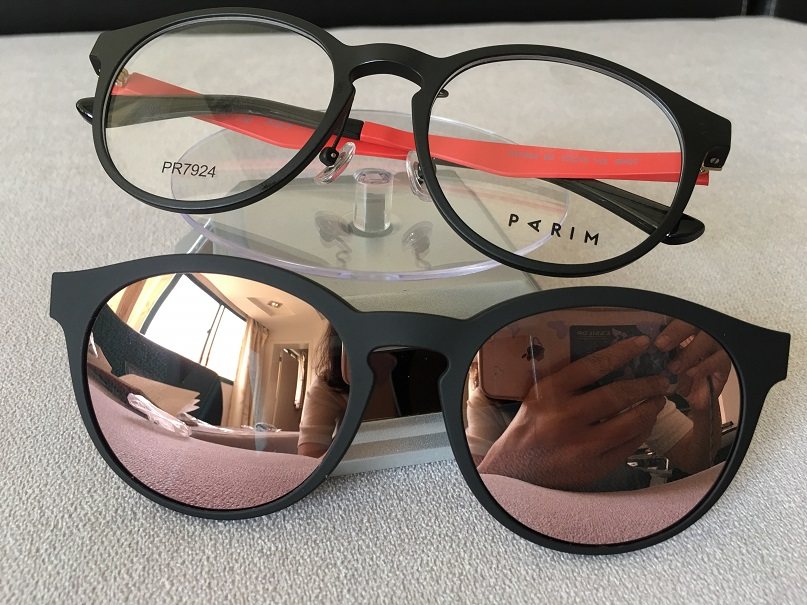 Pirimont Nearsightedness Glasses Frame Myopia Racks Sunglasses Cover Mirror Magnet Polarized Sunglasses Clip glasses PR7924