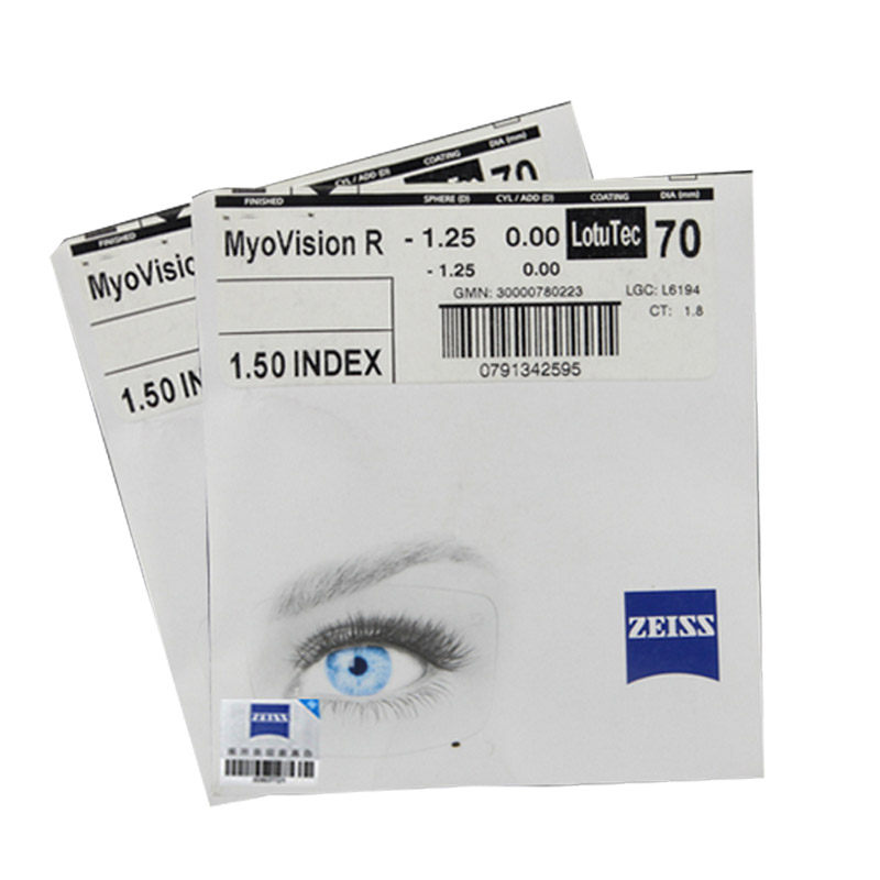 Cai Division Growth Lean 1 50 aspherical 1 60 Young children peripheral vision control glasses monolithic