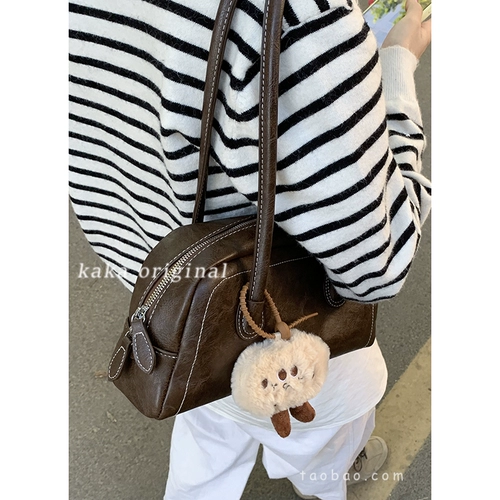 Сумка подмышку, сумка через плечо, демисезонная вместительная и большая подушка, Южная Корея