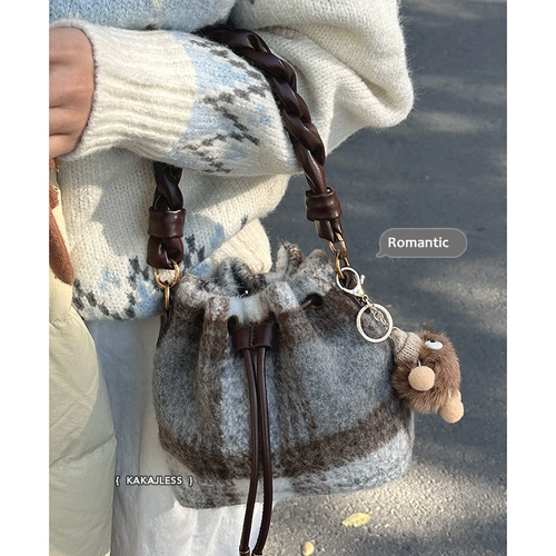 Ретро демисезонная портативная сумка на одно плечо, коллекция 2023, Южная Корея