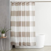 New bath curtain Home bathroom wet and dry separation partition curtain Shower room waterproof curtain Shower room hanging curtain Shower curtain