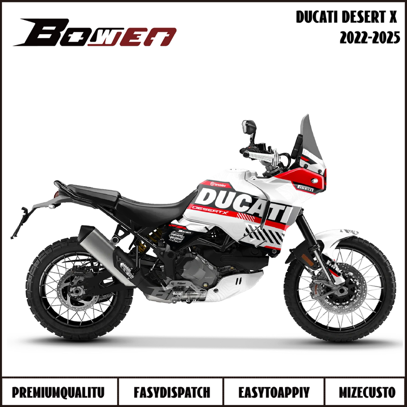 Suitable for Ducati Desert X Ducati Desert X 2022-2025 Stickers Decals Prints Stickers