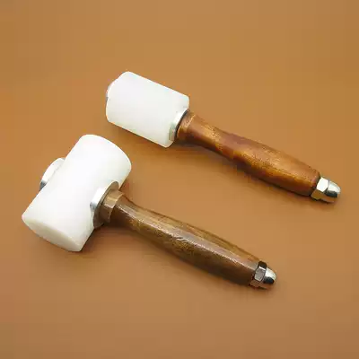 Leather carving hammer Nylon hammer handmade diamond chopping hammer Leather art leather carving tools diy handmade leather tools