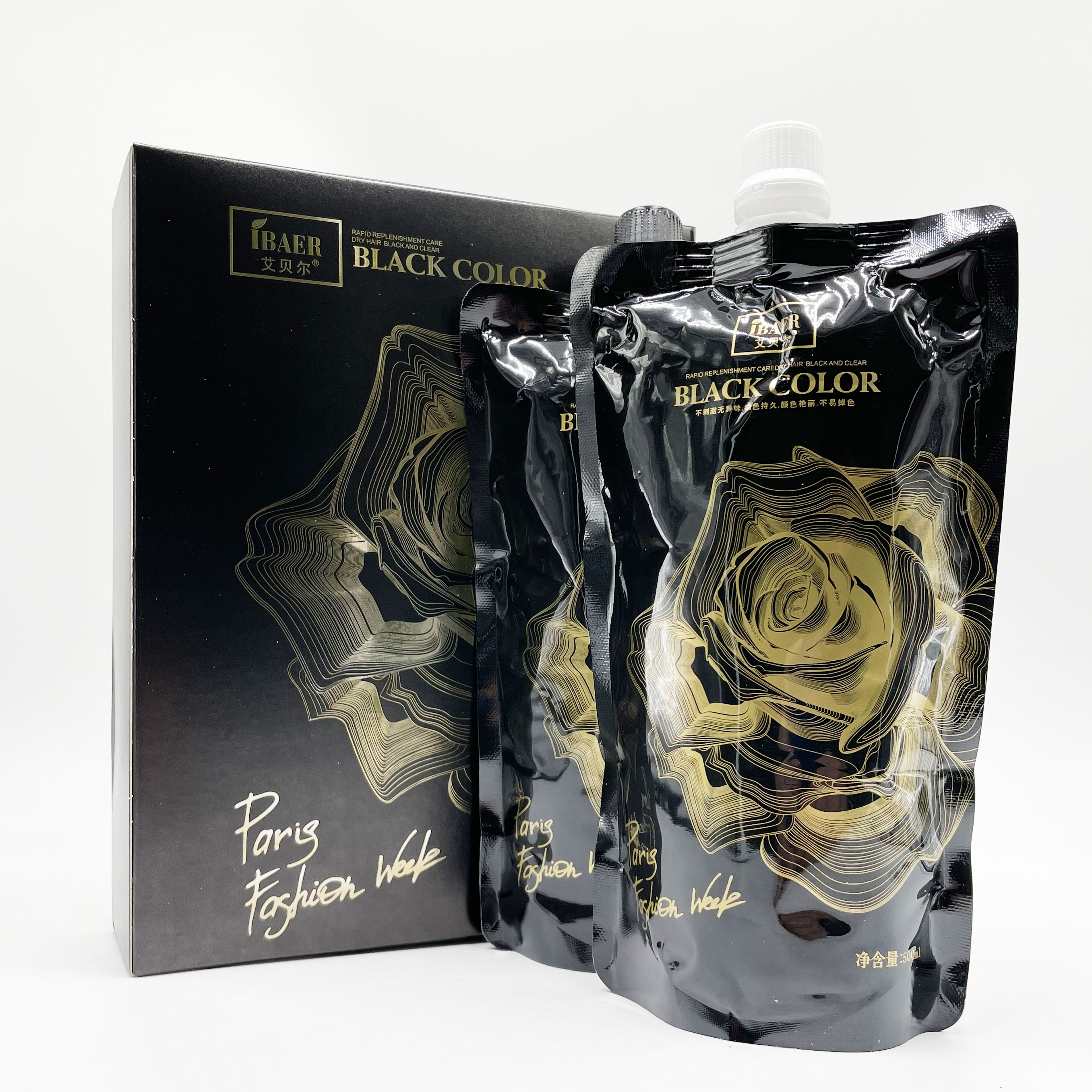 Abel's botanical fragrance hair dye is mild and non-irritating to cover white hair and dye it by itself, simple and easy to operate high-end black oil