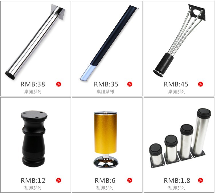 Bàn chân bàn đơn giản chân bàn hỗ trợ chân bàn thanh đứng chân hỗ trợ cột tùy chỉnh khung bảng điều chỉnh chân khung kim loại - FnB Furniture