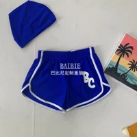 Синие пляжные штаны, английский, (в наличии на складе)