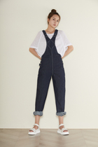 Xiangjia rare hemp slim wide leg casual pants 2021 new small thin denim strap pants women winter