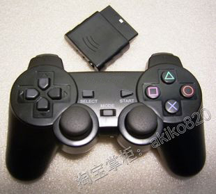 PS2 game console wireless vibration handle 2 4G wireless handle double vibration feel comfortable and flexible