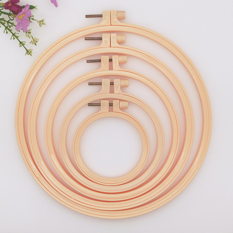 Cross stitch embroidery circle shelf Stretch tool Round embroidery frame Support embroidery stretch embroidery flower frame fixed ring thorn frame New product