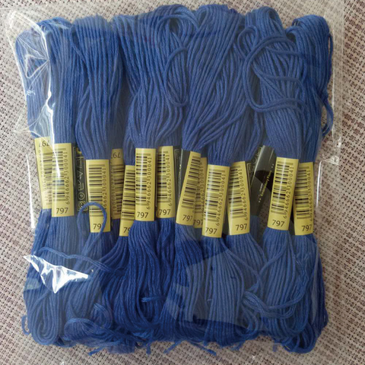 Line number 797 1 pack 10 cross embroidery line ecological cotton thread hand sewing embroidery thread 1 8 m 6 shares
