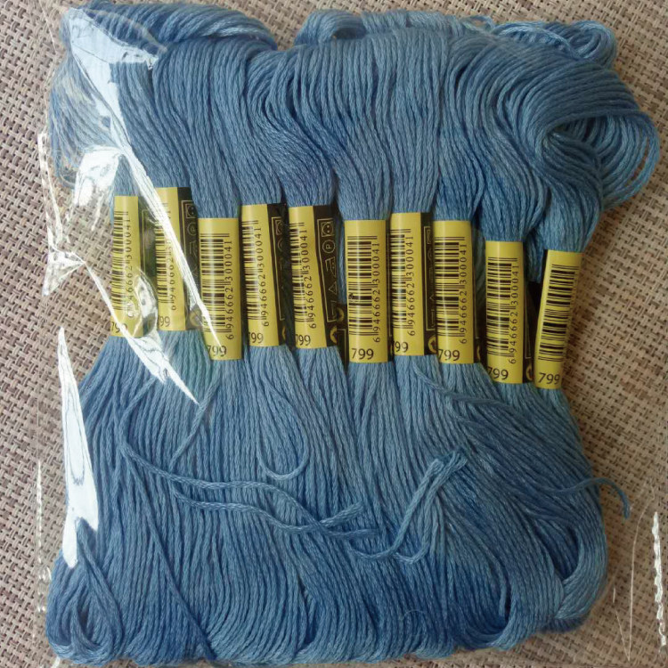 Cross stitch number 799 embroidered line 20 branches 8 m embroidered line embroidered wiring rewire cross stitch insole line