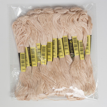 Cross-stitch thread number 543 embroidery thread 20 pieces 8 meters embroidery thread embroidery matching thread cross-stitch insole thread