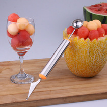 304 stainless steel fruit ball digger watermelon digging ball spoon platter tool splitter carving knife mold