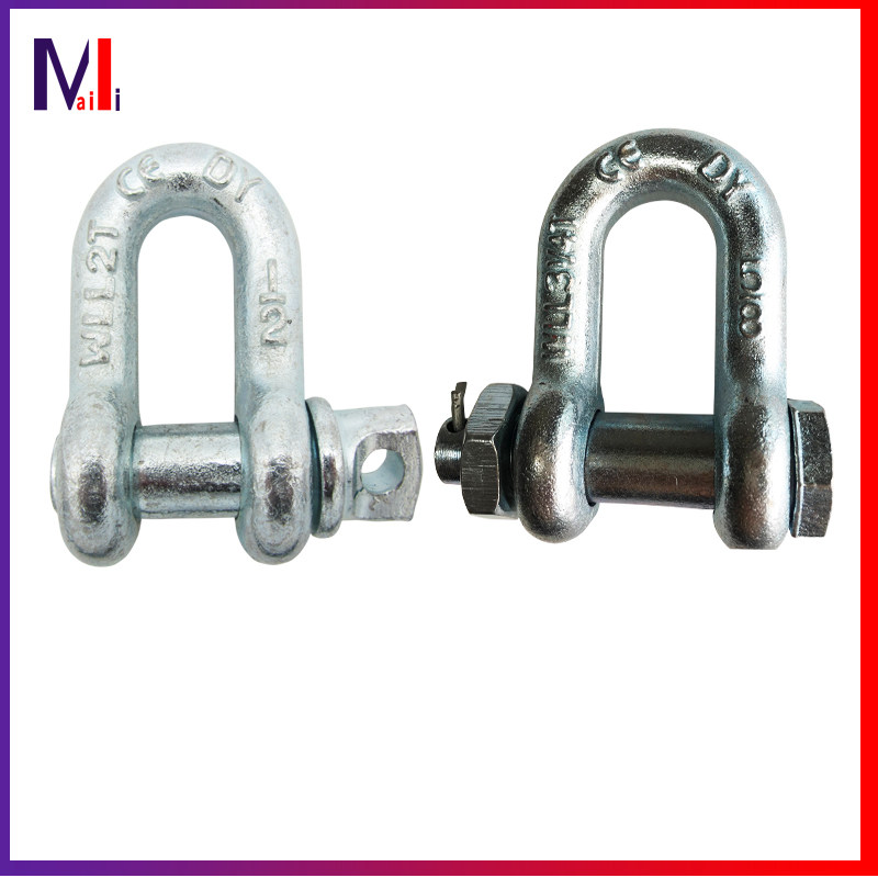 American straight lifting 210 shackle high-strength shackle D-type buckle 2150U-type lifting ring lifting ear American buckle