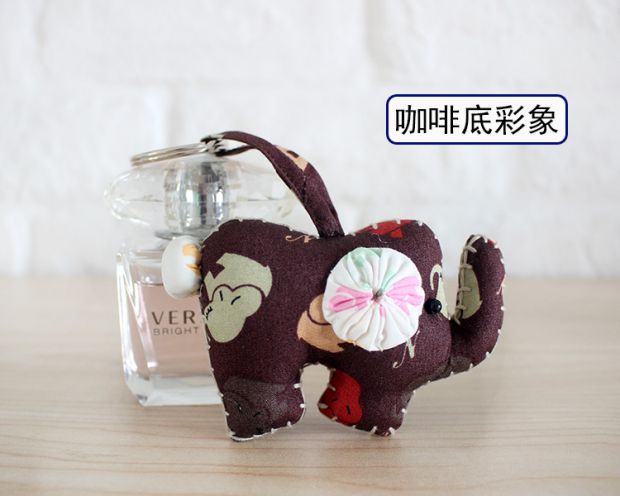 Tháng Mười Mới Authentic Bangkok Bangkok nantita Voi dễ thương Keychain Baby Baby Mặt dây chuyền Quà tặng - Trường hợp chính ví móc chìa khóa nữ