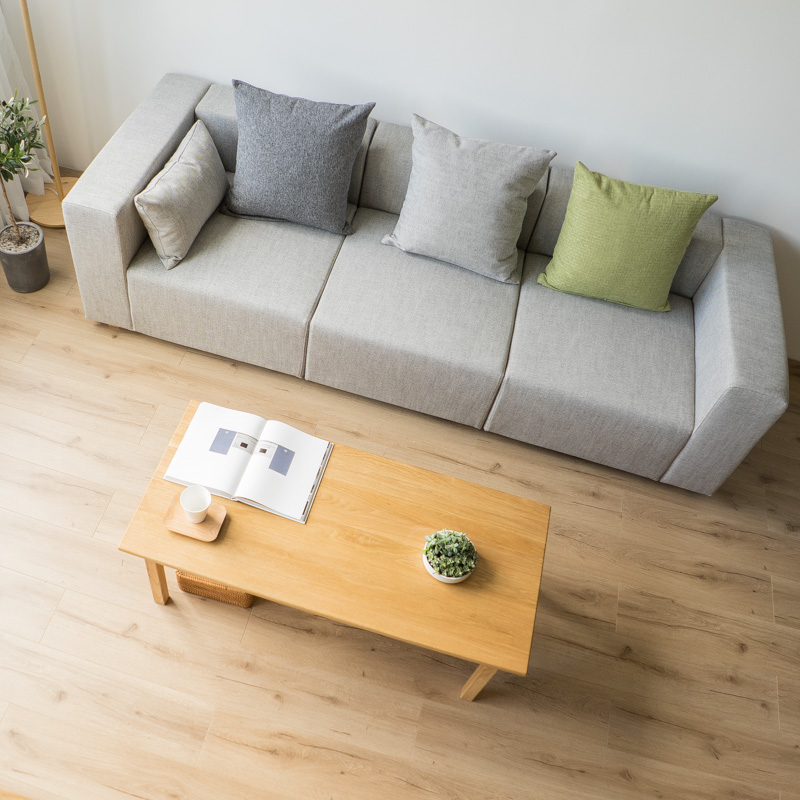 All the simple modern Nordic style free combination of two or three people fabric without printing the same minimal sofa