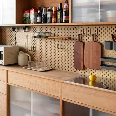 None That is, all minimalist side cabinet accessories hole board Power track Stainless steel board Desktop drawer storage and storage