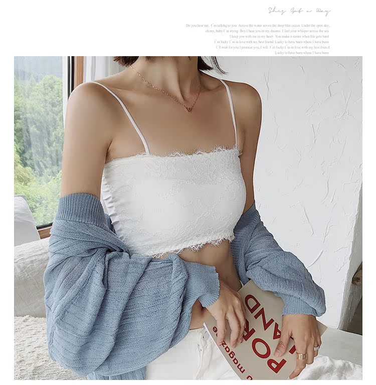 Thư ký 芮 丝 lụa băng ống gợi cảm hàng đầu chống bó ngực đồ lót đoạn ngắn chạm đáy với một miếng đệm ngực nữ áo lót 2 dây