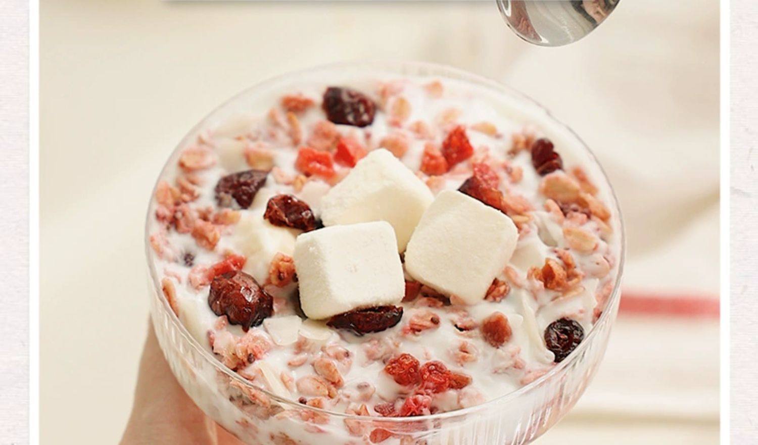 【中國直郵】 王飽飽 果然多烘焙麥片 營養早餐即食沖飲堅果水果優格燕麥片果粒代餐飽腹 果然多400g/袋