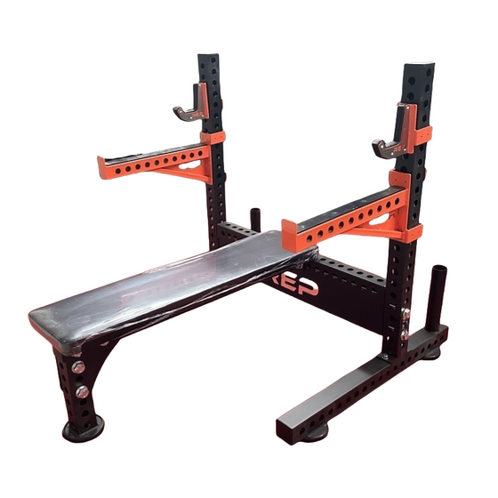 Rep Squat Rack Powerlifting Home Commercial Flat Bench Press Rack Squat Weight Bench Fitness Training Equipment Barbell Bench