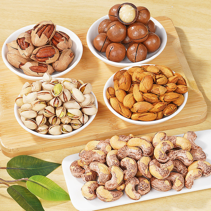 Mixed Nuts Combination Whole Box 5kg Bulk Wholesale Dried Fruits and Nuts Healthy Snacks New Year Gift Box
