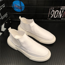 Summer new one foot pedal large thick bottom small white shoes Korean version Fashion 100 Ride Tide Comfort Low Bunch Shoes Quick Hand coals