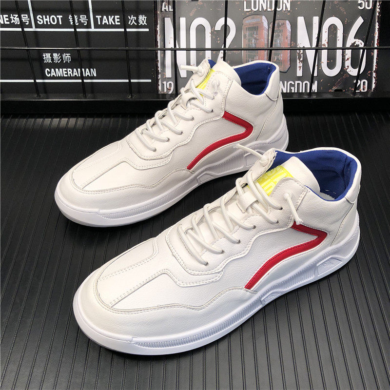 Kuaishou men's shoes 2019 autumn new products trendy men's fashion all-match thick-soled casual comfortable high-top shoes