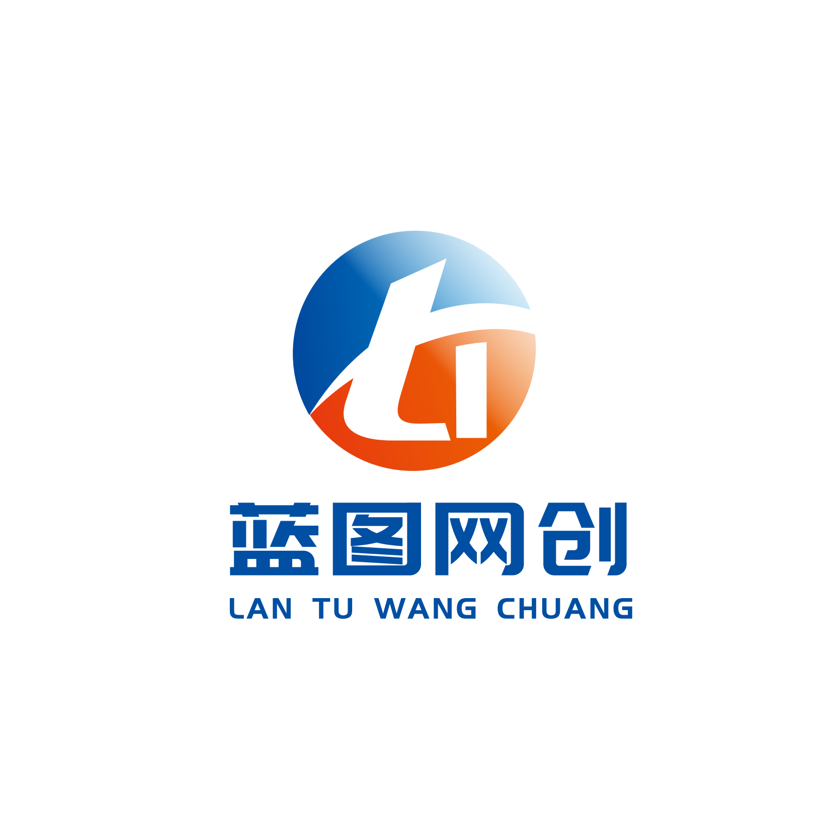 蓝图网创的LOGO