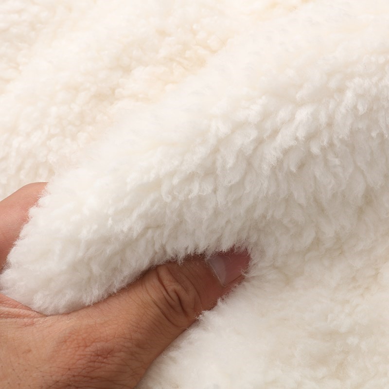  Winter cold and warm sheepskin pants Men's sheepskin pants thickened fan hair cotton pants Fur one-piece elastic high waist