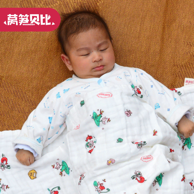 Lettuce Babe baby quilt pure cotton cool quilt newborn baby air conditioning small quilt gauze blanket summer thin section