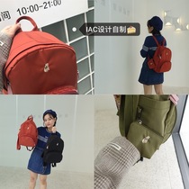 Spot your green bell Rabbit series Japanese drama sense backpack small coin wallet = IAC independent design and production