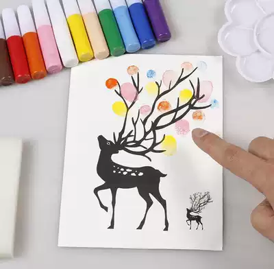 Finger painting album children's drawing toys children's painting set handmade children's watercolor painting coloring