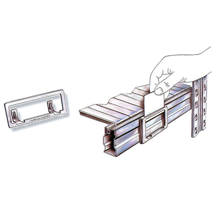 Metalsistem plastic label Italy imports simple fashion