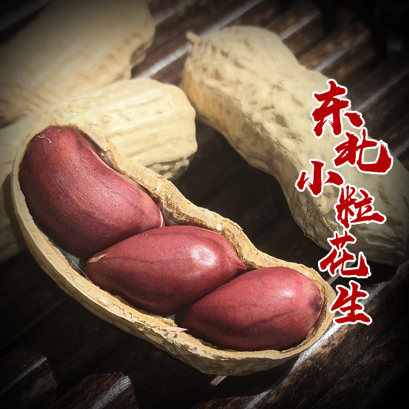Decade Old Shop Northeast Small Grain Peanuts With Shell Red Peel Peanut Rice Original Flavor Bulk 250g Delicious Food