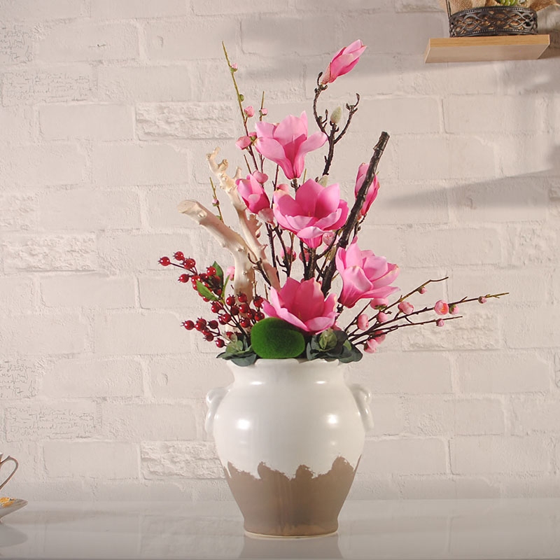 one thousand Sail Feather Jade Lan Emulation Floral Suit Plum Blossom Living-room Decoration Design Table Silk Flower Fake Flower Matching Characteristic Twigs