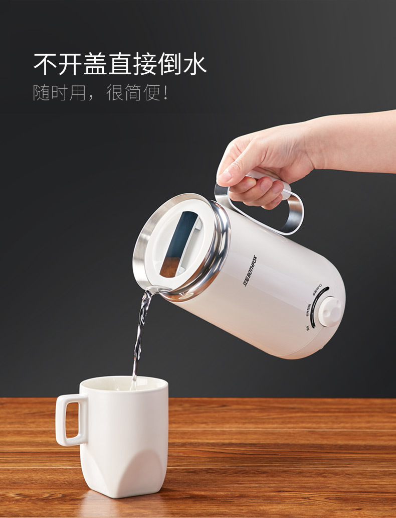 ấm siêu tốc thủy tinh lock&lock Du lịch ấm đun nước mini cầm tay Chén nhỏ cầm tay 0,5L ký túc xá sinh viên điện nhỏ đun sôi cốc - ấm đun nước điện bình nấu nước sôi