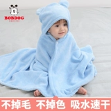 巴布豆 Детское банное полотенце, детский плащ, хлопковый зимний банный халат для новорожденных
