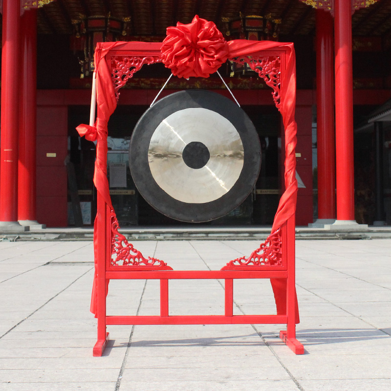 Brass gong pure brass gong frame gongs and drums musical instrument way sounding brass or a clangin opening ceremony 50cm 60CM80cm copy sounding brass or a clangin with shelf
