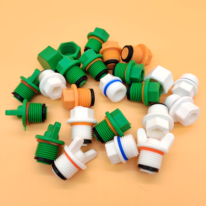 PPR dental traffic jam avoidance with water pipe stuffy head external wire choke plug cap 40% thickened inner hexagonal plastic fitting 4 points