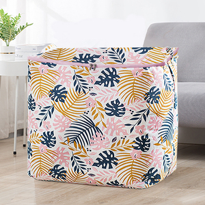 秒杀价6.8！布艺被子衣物收纳袋45L