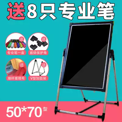 LED fluorescent board Advertising billboard color luminous board Flash promotion shop small blackboard handwriting board exhibition