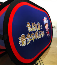 Guyu season football training block IFJA display screen frame A-shaped basketball court ball folding display stadium advertising