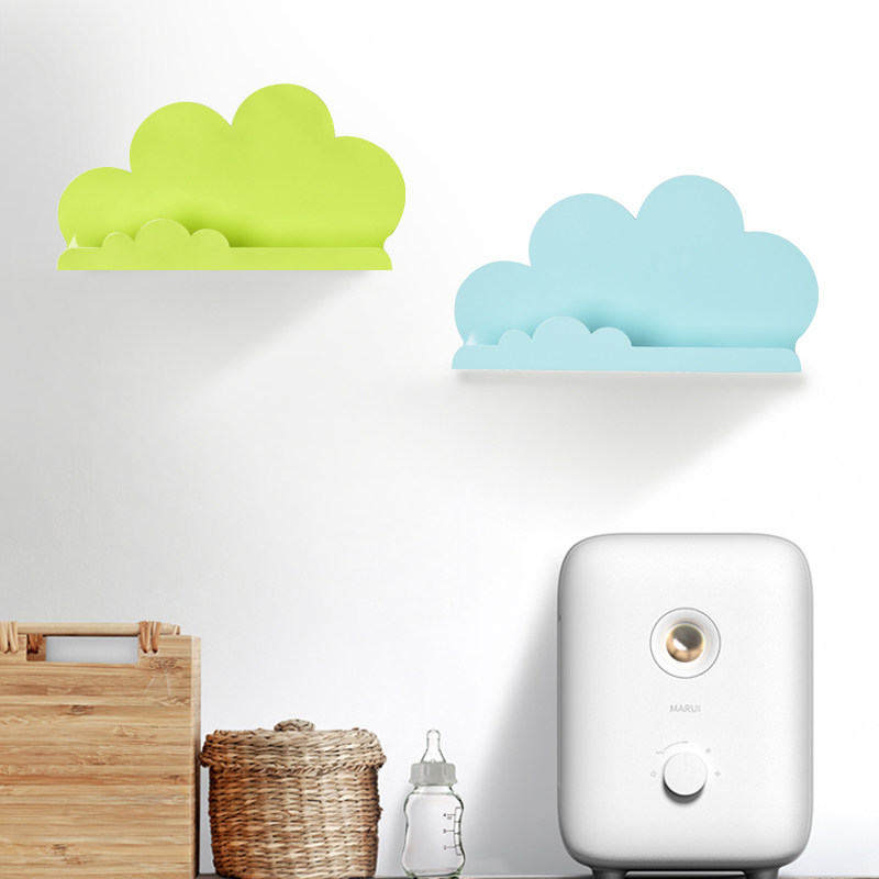 Marine Jormagnetism Cloud Dove Shelf Wall Blackboard Apply Multifunctional Iron Art Storage Case Free of Nails Bearing