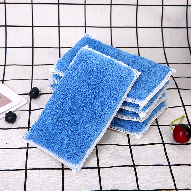 Sea-free washable blackboard eraser replacement cloth rubbing water soluble dust-free chalk white board pen full 5 pieces