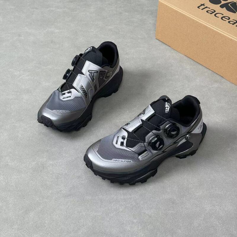 Super Cool! Canadian Double-Button Water-Repellent Shark Tooth Anti-Slip Wear-Resistant All-Terrain Outdoor Hiking and Trail Running Shoes