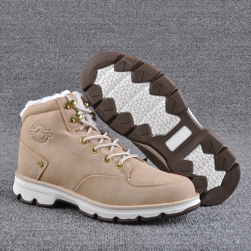 Foreign Trade Ladies High Cylinder Plus Suede Warm Snow Boots Cotton Shoes Cotton Boots Foreign Trade