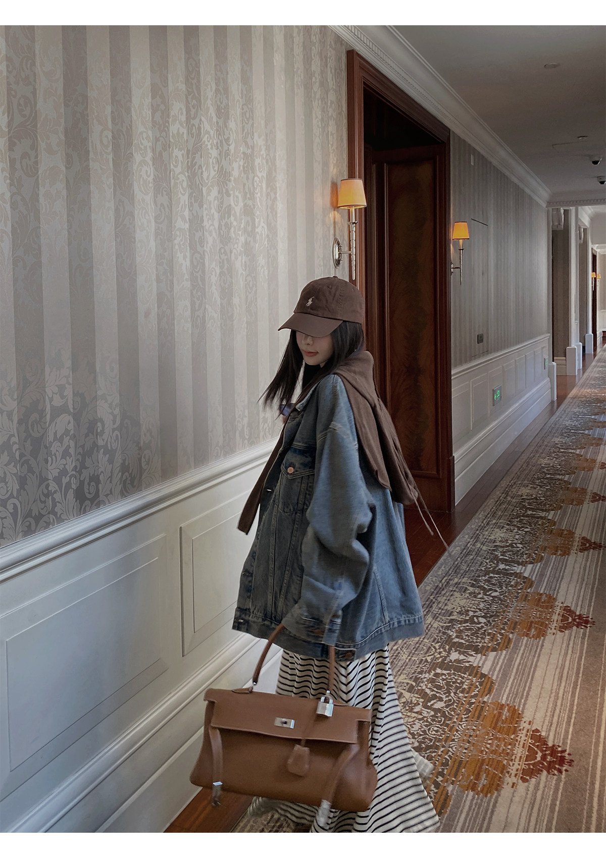 汉服上装 ministudio徐琳「西部单宁」新汉服廓形水洗灰牛仔外套