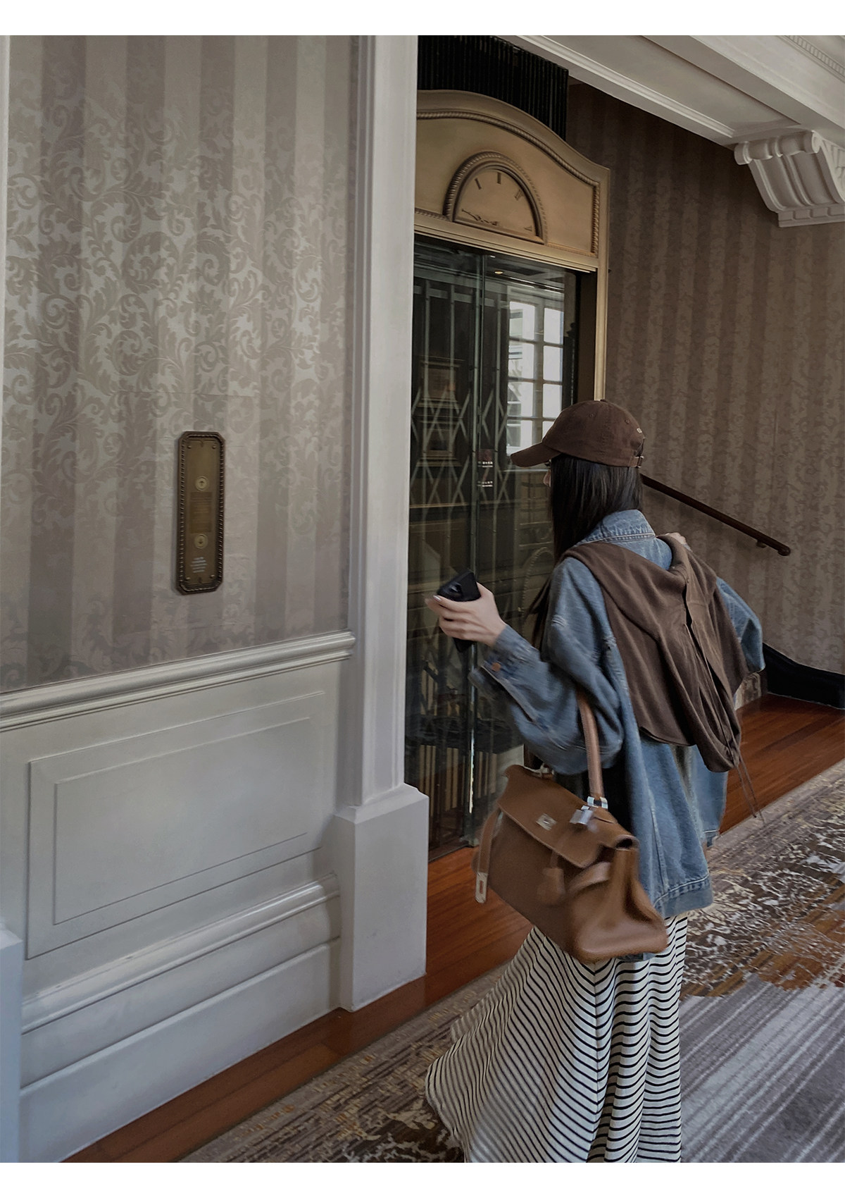 汉服上装 ministudio徐琳「西部单宁」新汉服廓形水洗灰牛仔外套