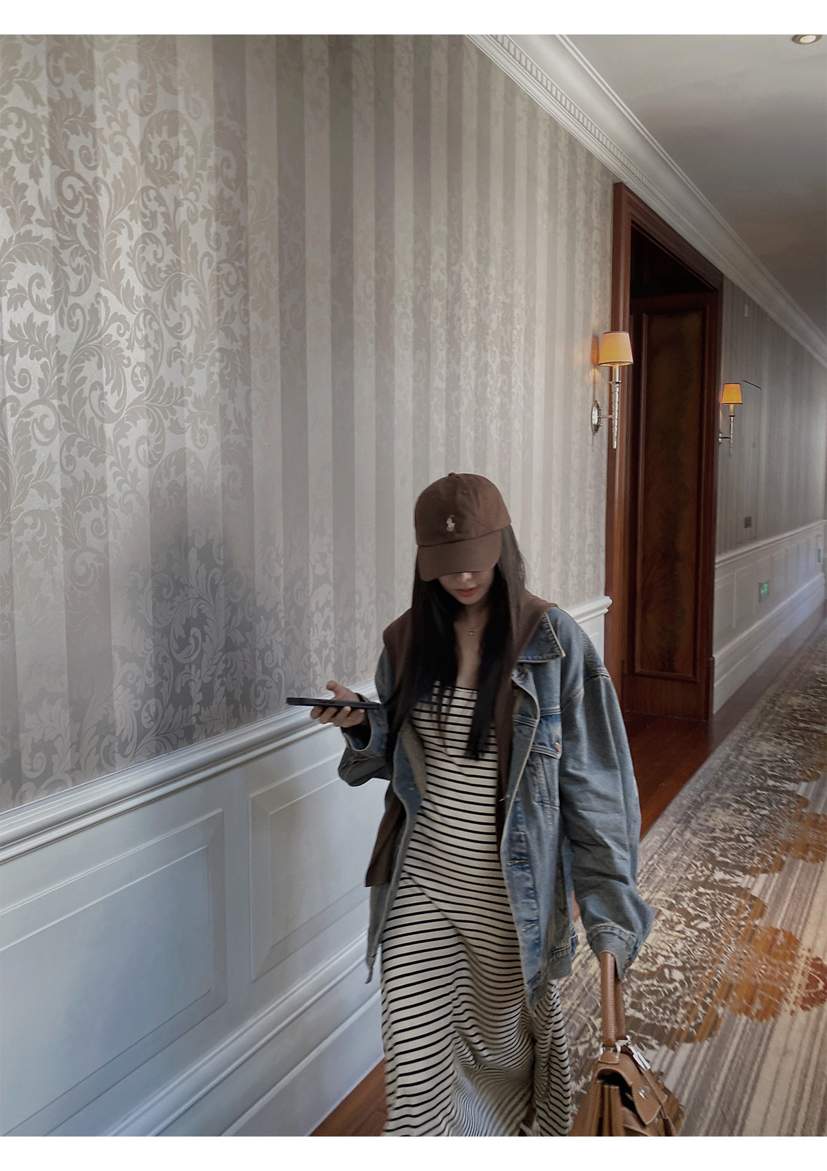 汉服上装 ministudio徐琳「西部单宁」新汉服廓形水洗灰牛仔外套