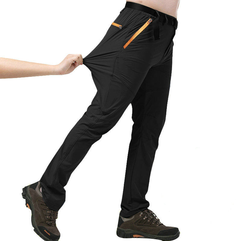 Outdoor speed dry pants for men and women Summer thin trousers Elastic punching pants for a long time Breathable Big Size Quick Dry Climbing Pants Woman